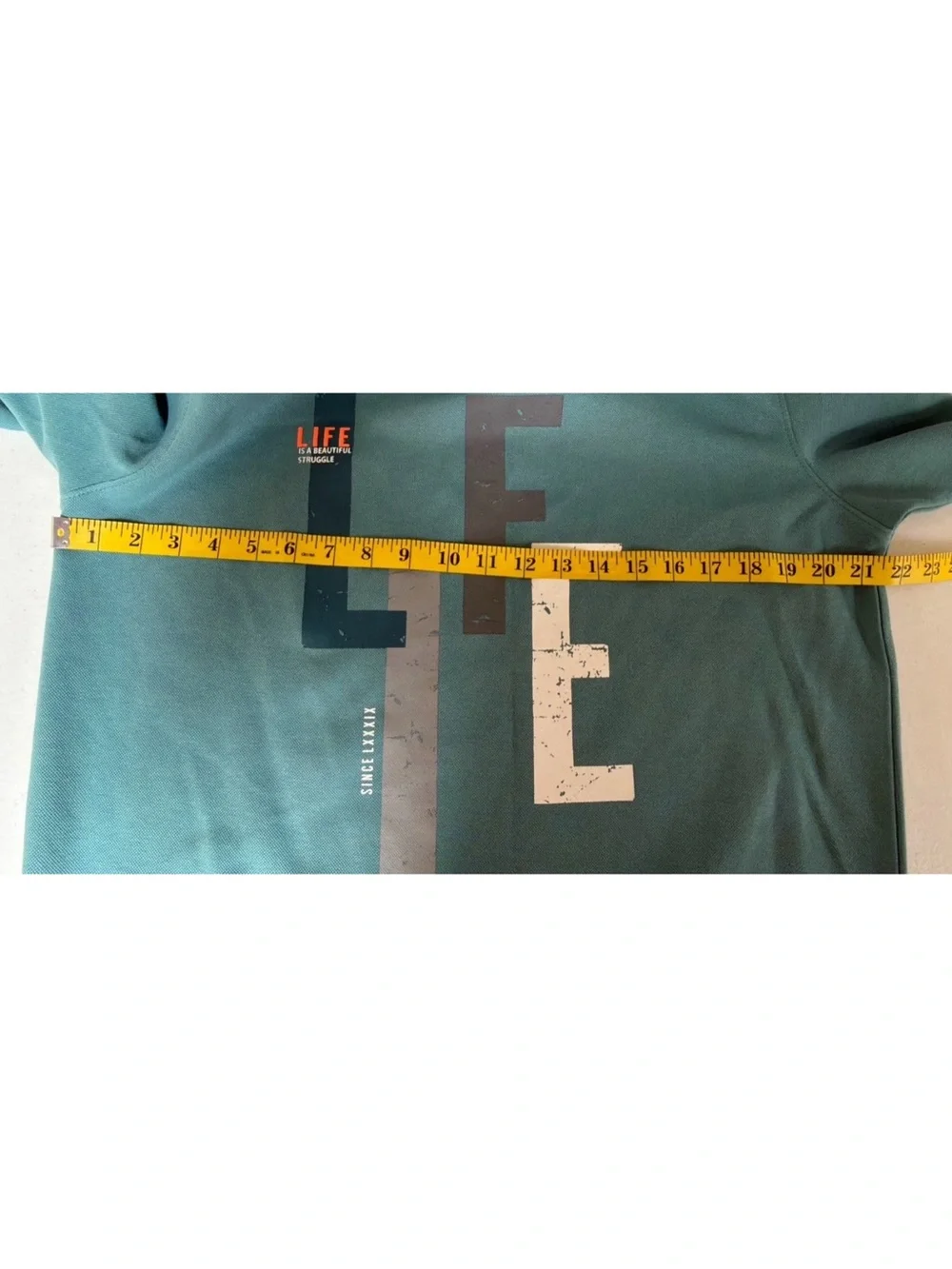 Cantabil Typographic Print Crew-neck Sweatshirt Size XL